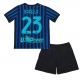 Inter Milan Nicolo Barella #23 Replike Domaci Dres za djecu 2025-26 Kratak Rukav (+ Kratke hlače)